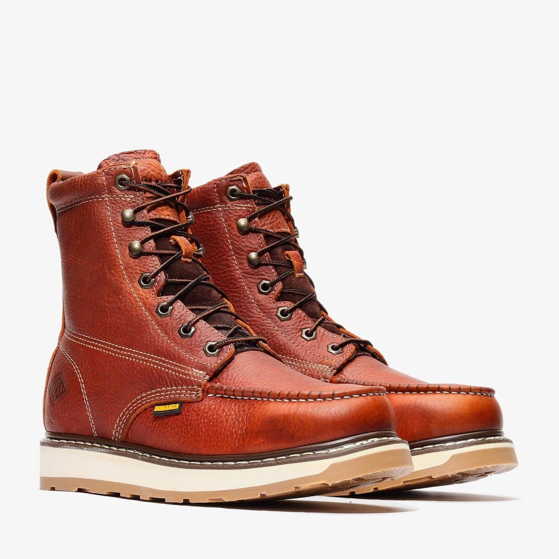Bonanza Men´s Frontier Dual 8" Moc Toe Work Boots - Honey