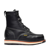 Bonanza Boots Boots Bonanza Frontier Dual 8" Moc Toe Work Boots (Steel Toe) - Black