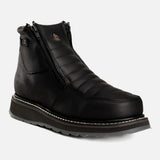 Joe Boots Boots Double Zipper Comfort Work Boot Black Color - Hammer Boots
