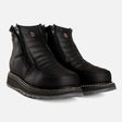 Joe Boots Boots Double Zipper Comfort Work Boot Black Color - Hammer Boots