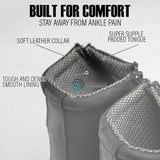 Joe Boots Boots Dual Zipper Comfort Wellington Sole Work Boots Black Color - Hammer Boots