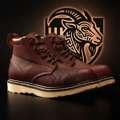 Joe Boots Boots Hammer Original Men's "El Clasico" Work Boot Shedron Color - Hammer Boots