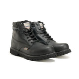 Joe Boots Boots Murphy Work Boots Tractor Sole Leather Black Color - Hammer Boots