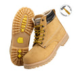 Joe Boots Boots Steel Toe Hammer Murphy Work Boots Tractor Sole Suede Leather Honey Color - Hammer Boots