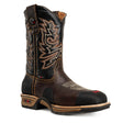 King Welt Boots Buffalo 9" Men's Western Work Boot with Masterguard Protection Brown Color - King Welt