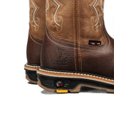 King Welt Boots King Welt 11' Work Boot Square Toe Brown Color - King Welt