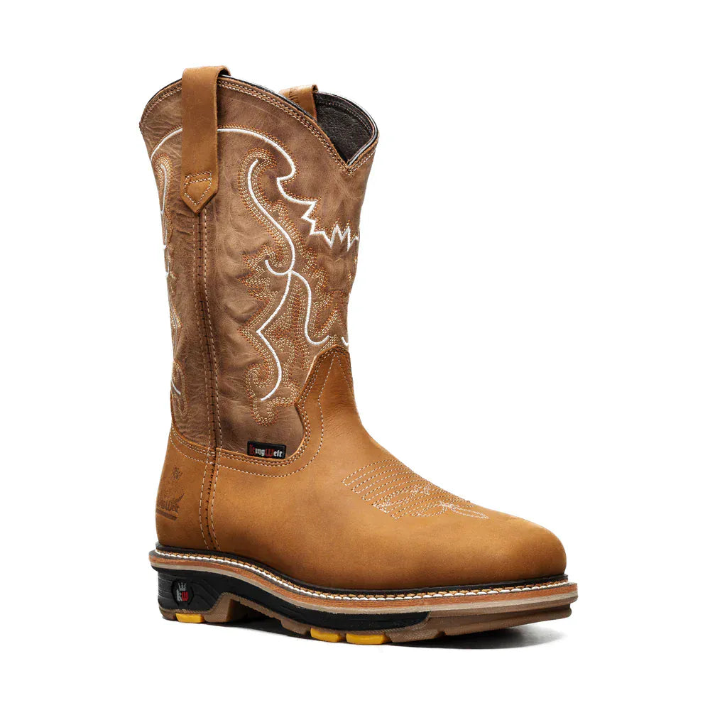 King Welt Boots King Welt 11' Work Boot Square Toe Laton Color - King Welt