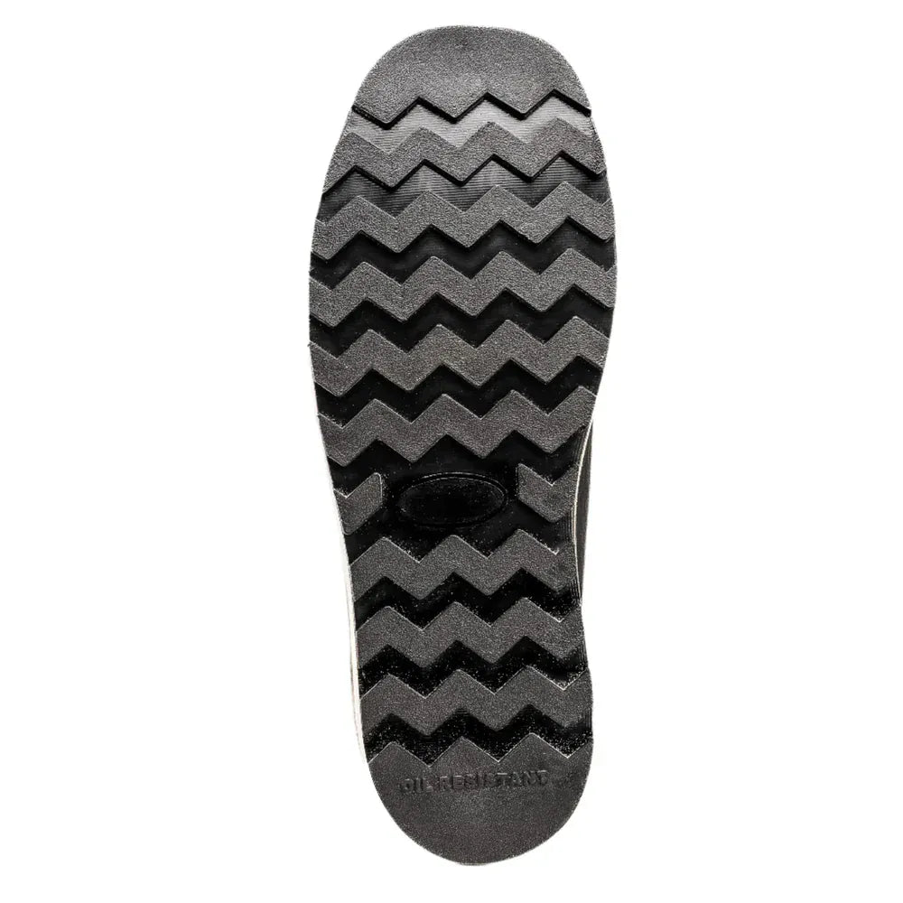 King Welt Men´s Ultra Flex 6" Soft Square Toe Work Boots - Black - Sole View