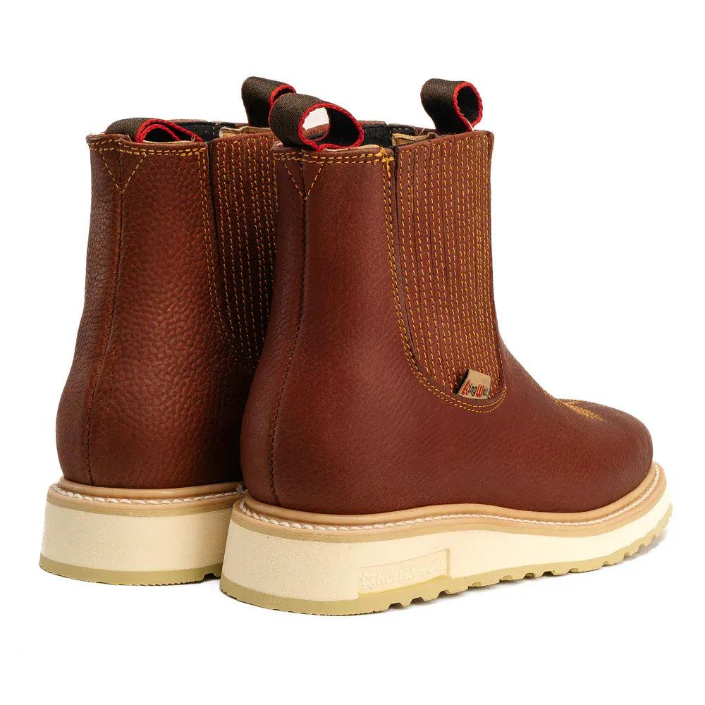 King Welt Boots Ultra Flex 6" Chelsea Work Boots Shedron Color - King Welt
