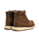 King Welt Boots Western Flex 6" Zipper  Work Boots Medallion Laton Color - King Welt