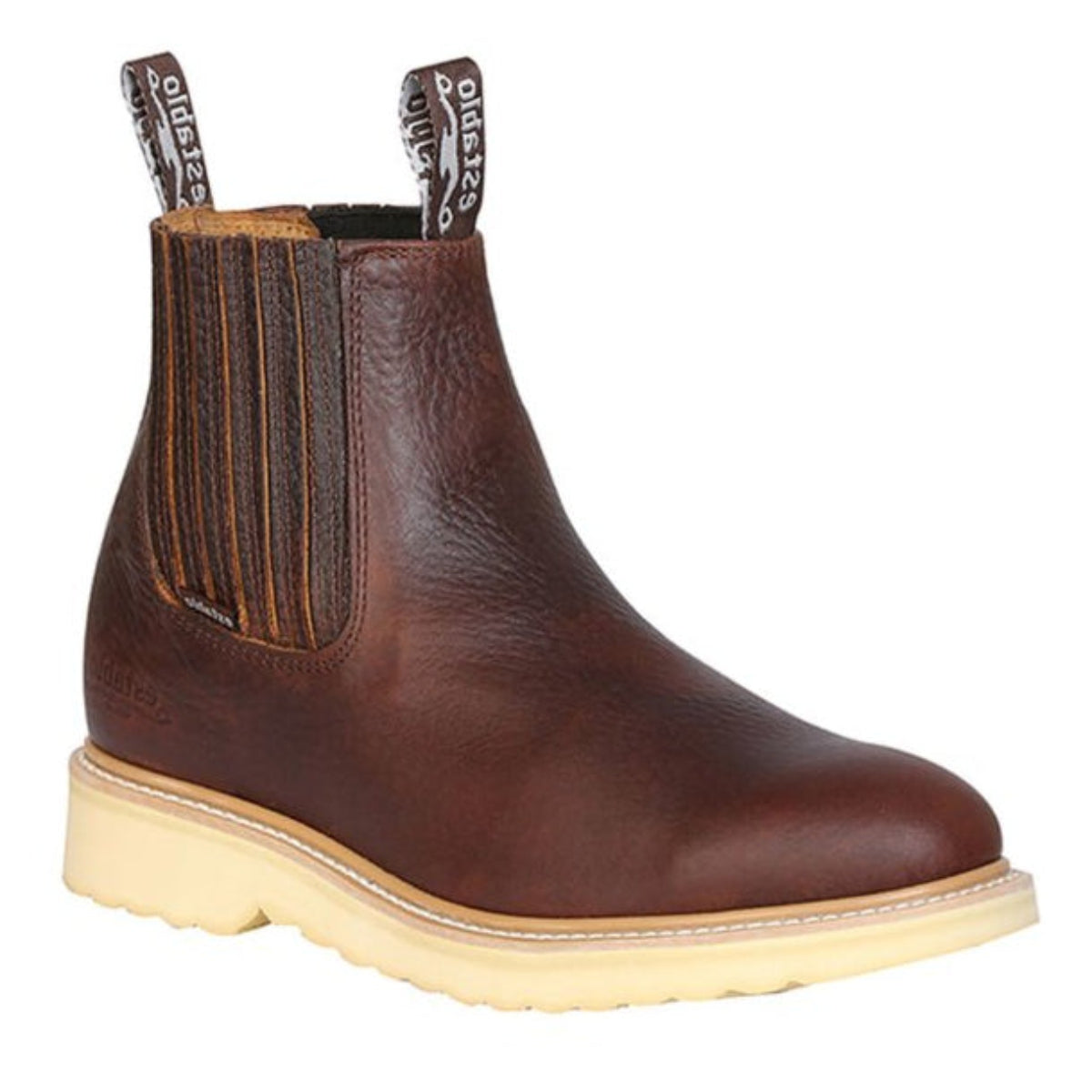Establo Genuine Leather Ankle Work Boots - Soft Toe (Honey)