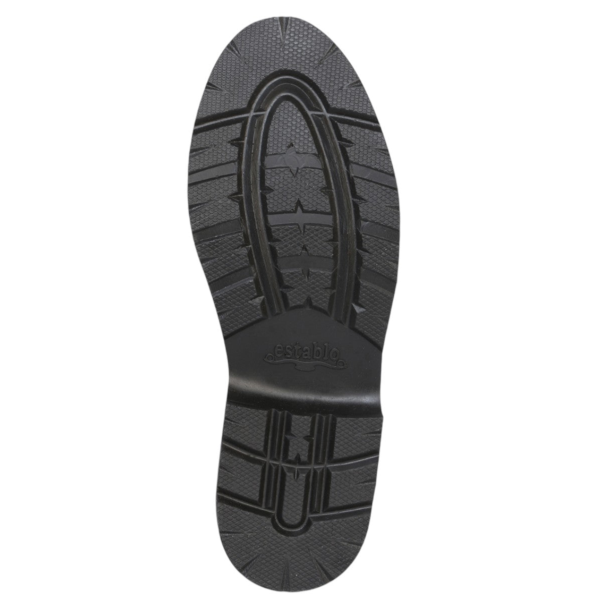 Establo Genuine Leather Moc Toe Lace-Up Work Shoes - Soft Toe