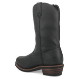 Botas de trabajo de cuero impermeables Dan Post Albuquerque - Negras